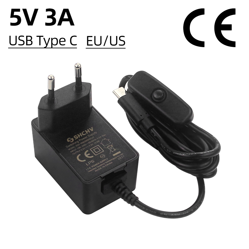 Pi Power Supply - Raspberry Pi 5V 3A แหล่งจ่ายไฟ 15W