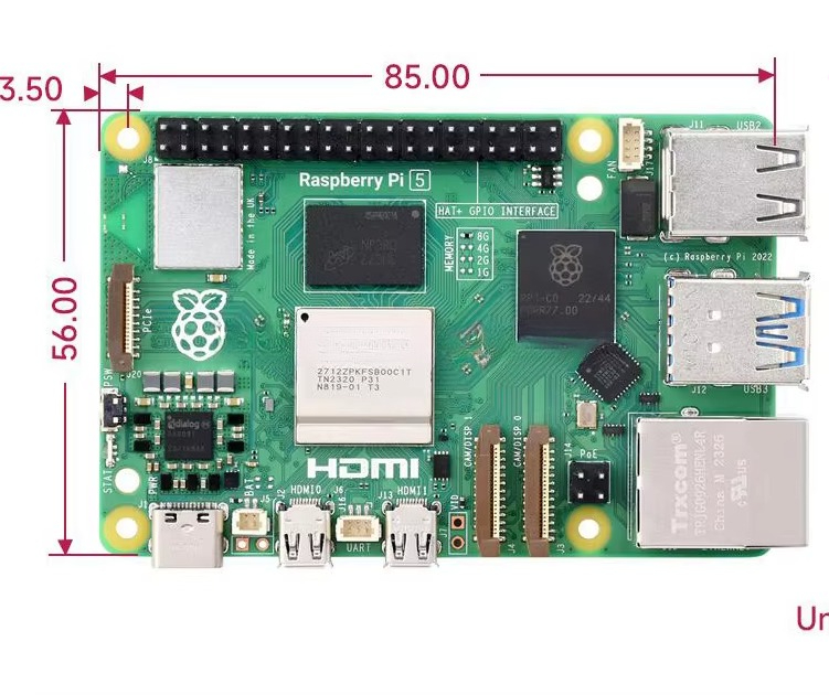 Raspberry Pi 5 - Raspberry Pi 5 มาพร้อมกับโปรเซสเซอร์ Broadcom BCM2712