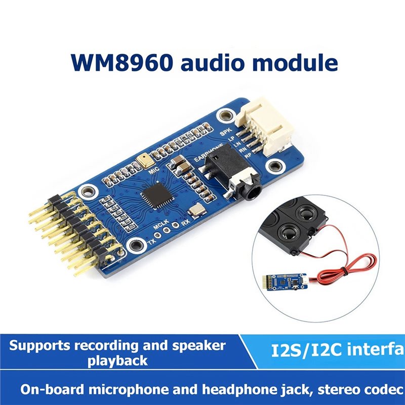 Pi Display - WM8960 สำหรับ Raspberry Pi จอ LCD
