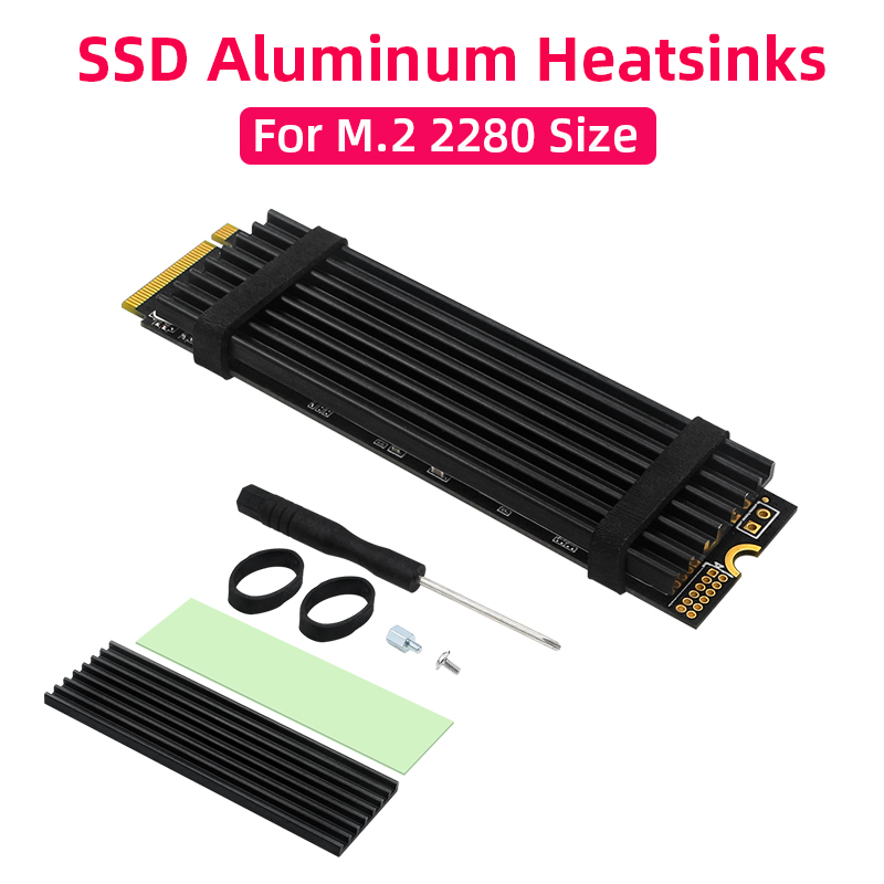 Pi Cooler - M.2 SSD ฮีทซิงค์หม้อน้ําอลูมิเนียม Solid State ไดรฟ์