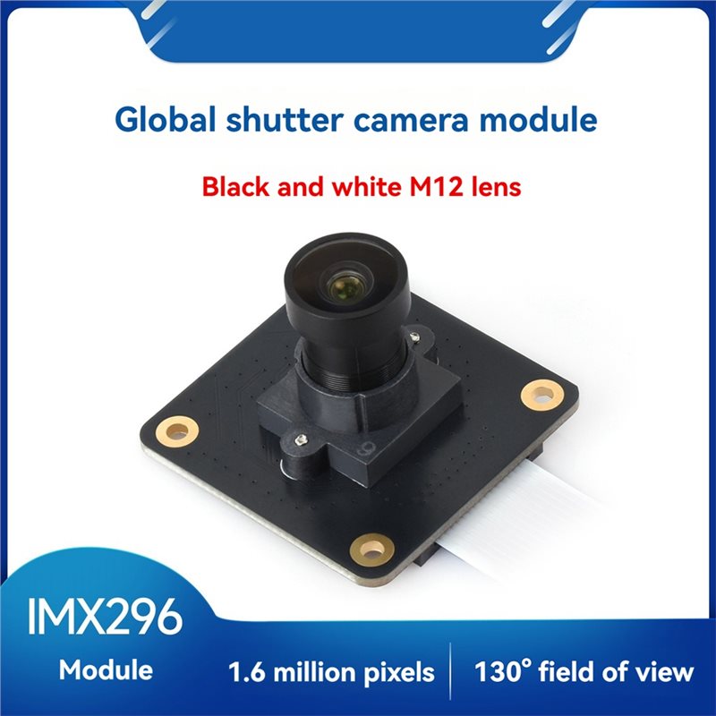 QWE-IMX296 1.6MP BW กล้อง 1456 - Raspberry Pi Global Shutter Camera Imx296 บทวิจารณ์และราคา