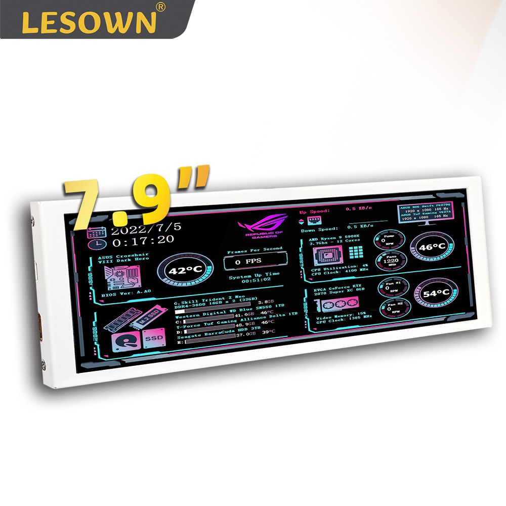 จอแสดงผล LESOWN ขนาด 7.9 นิ้ว  - Pi 4 Case บทวิจารณ์และราคา