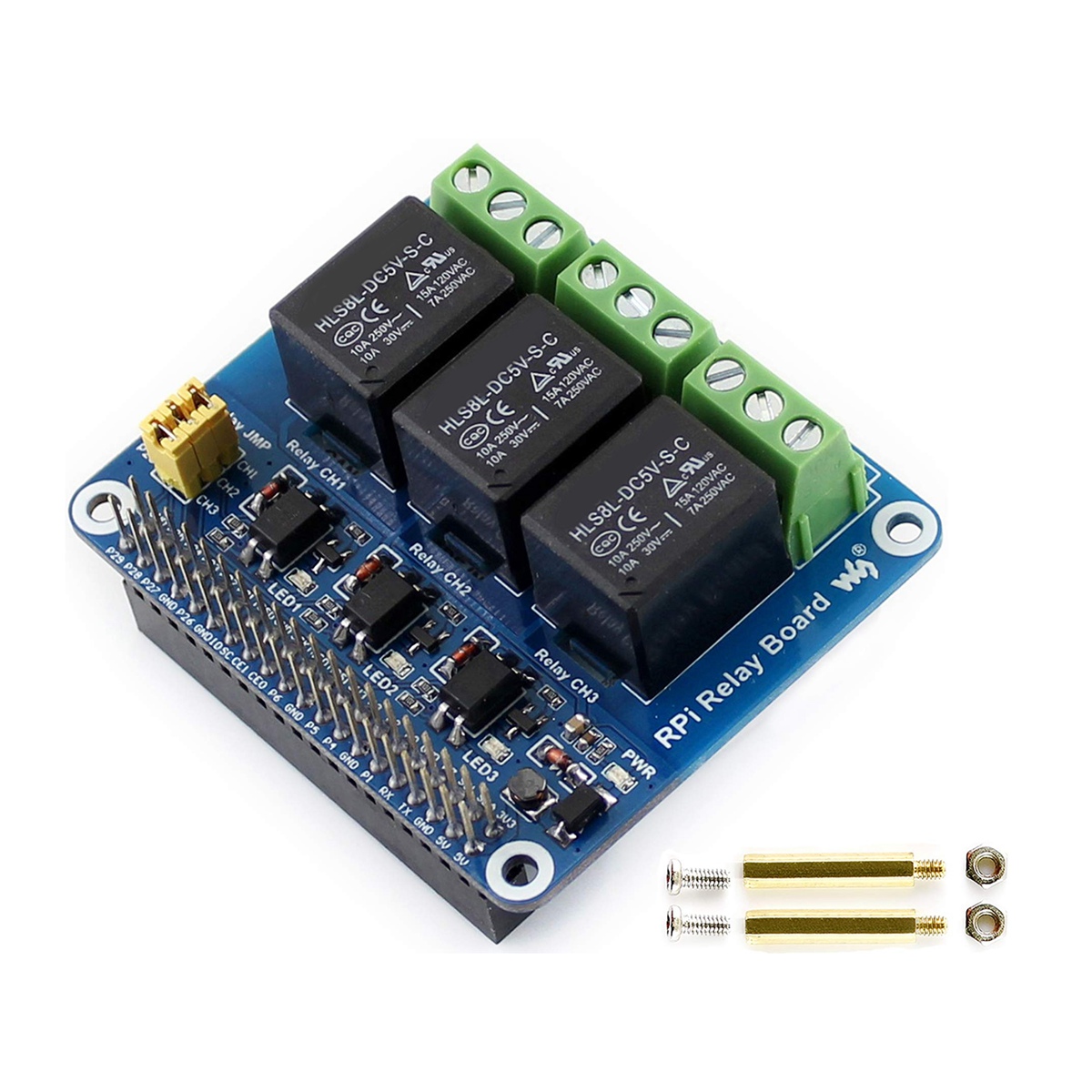 Waveshare 5V 3-Channel Relay M - Raspberry Pi Kit บทวิจารณ์และราคา