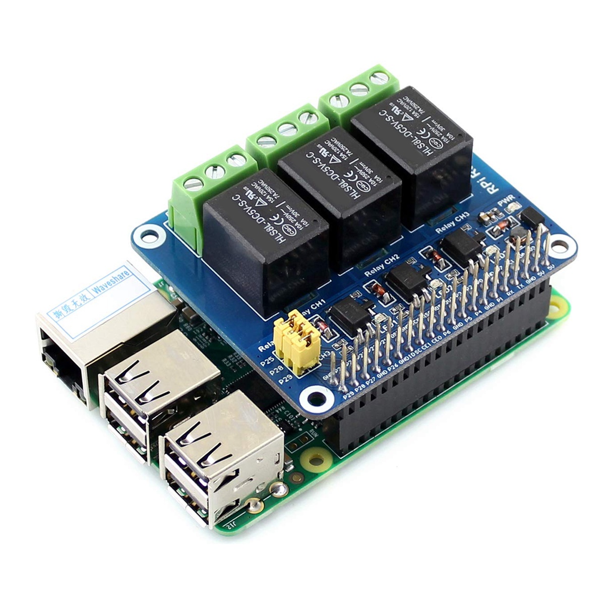 Waveshare 5V 3-Channel Relay M - Raspberry Pi Kit บทวิจารณ์และราคา
