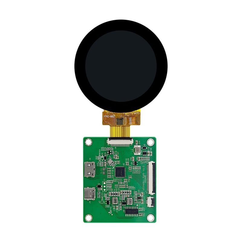 จอแสดงผลทรงกลม A52T DSI TFT LC - Pi Display บทวิจารณ์และราคา