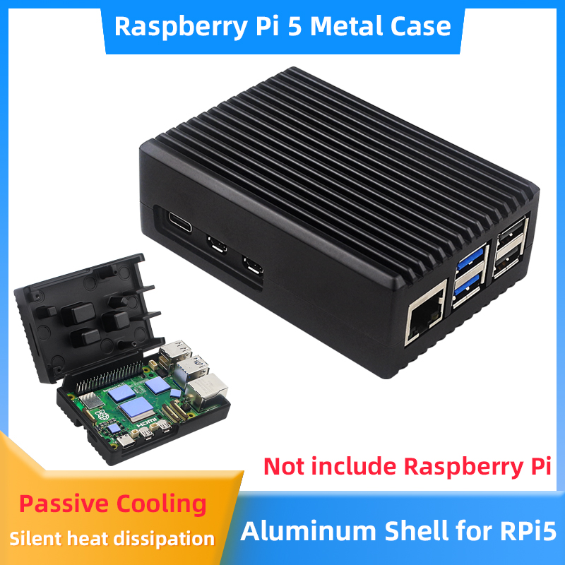 เคสอะลูมิเนียม Raspberry Pi 5  - Pi Cooler บทวิจารณ์และราคา