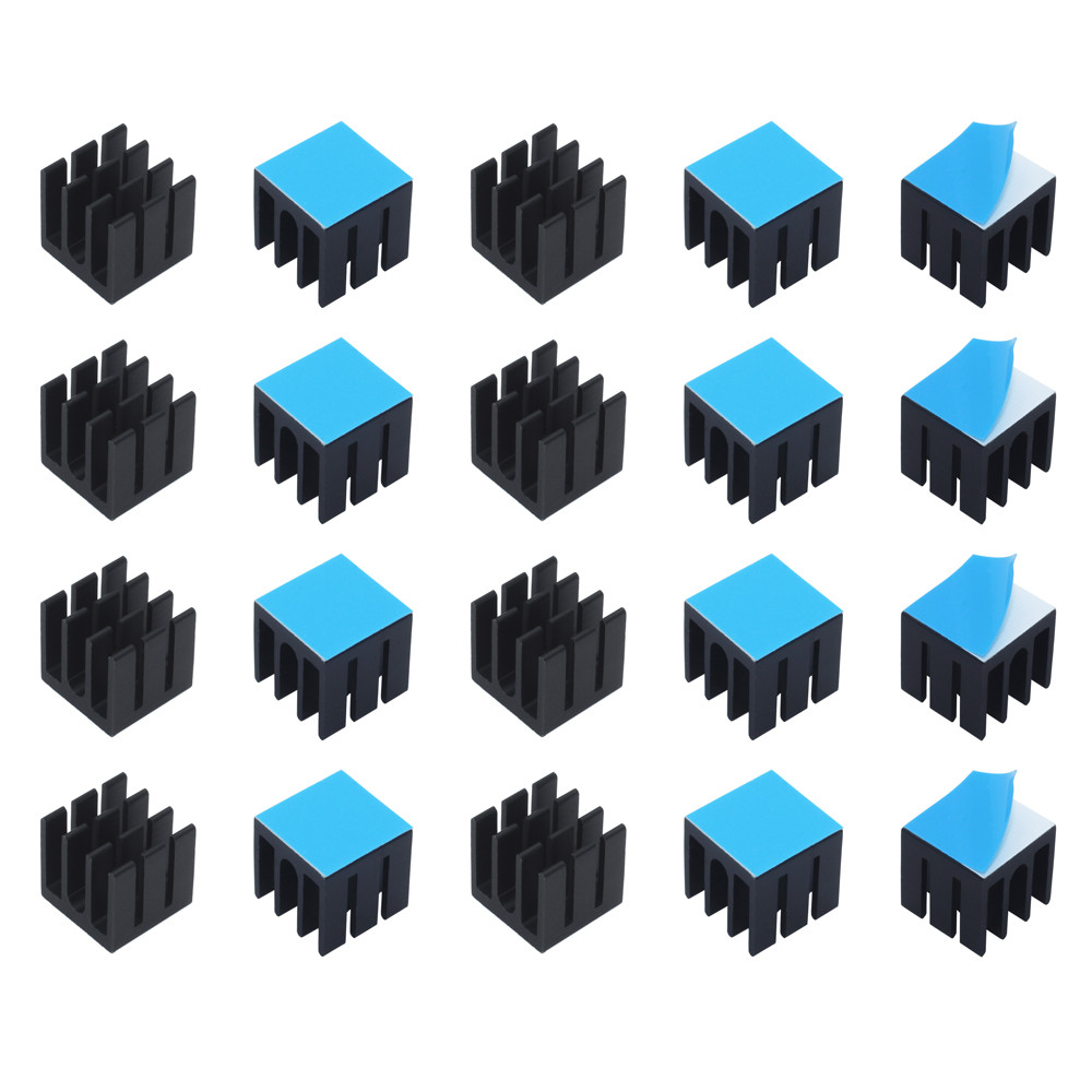 12x12x12mm 50pcs อลูมิเนียมฮีท - Pi Power Supply บทวิจารณ์และราคา
