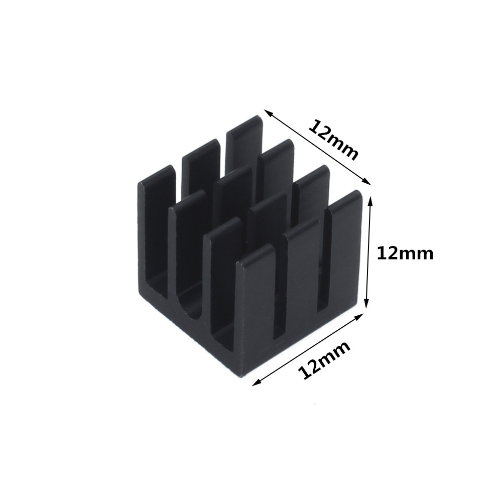 12x12x12mm 50pcs อลูมิเนียมฮีท - Pi Power Supply บทวิจารณ์และราคา