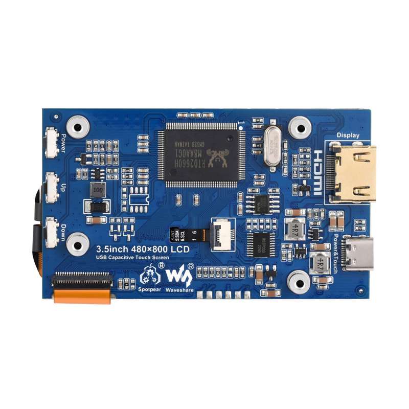 หน้าจอ LCD แบบสัมผัสแบบคาปาซิท - Pi Display บทวิจารณ์และราคา