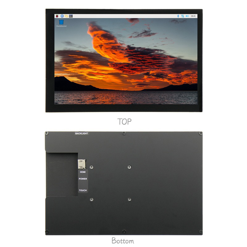 10.1 นิ้วหน้าจอสัมผัส IPS จอภา - Pi Display บทวิจารณ์และราคา